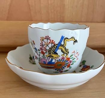 Amazon | MEISSEN マイセン 柿右衛門 虎とインドの花 デミタス